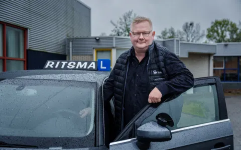 Johannes Ritsma startte zijn eigen rijschool